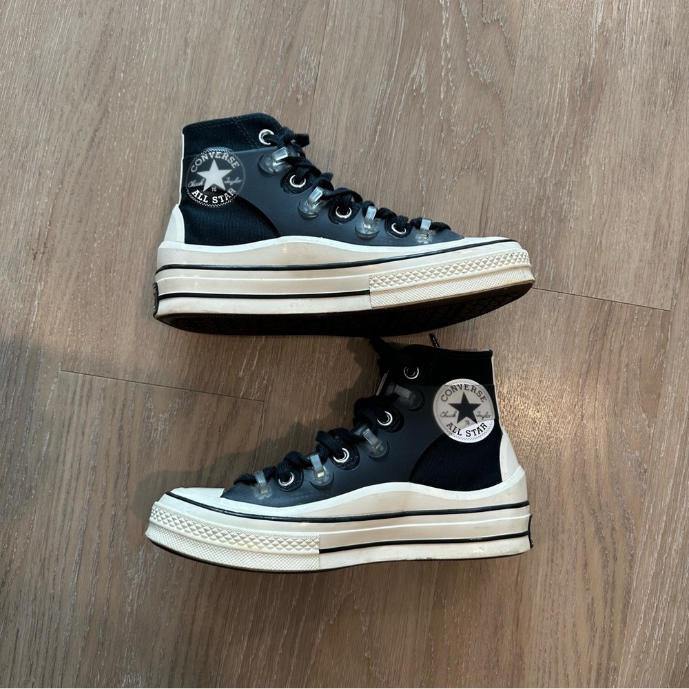 Converse Black and White High-Top Sneakers